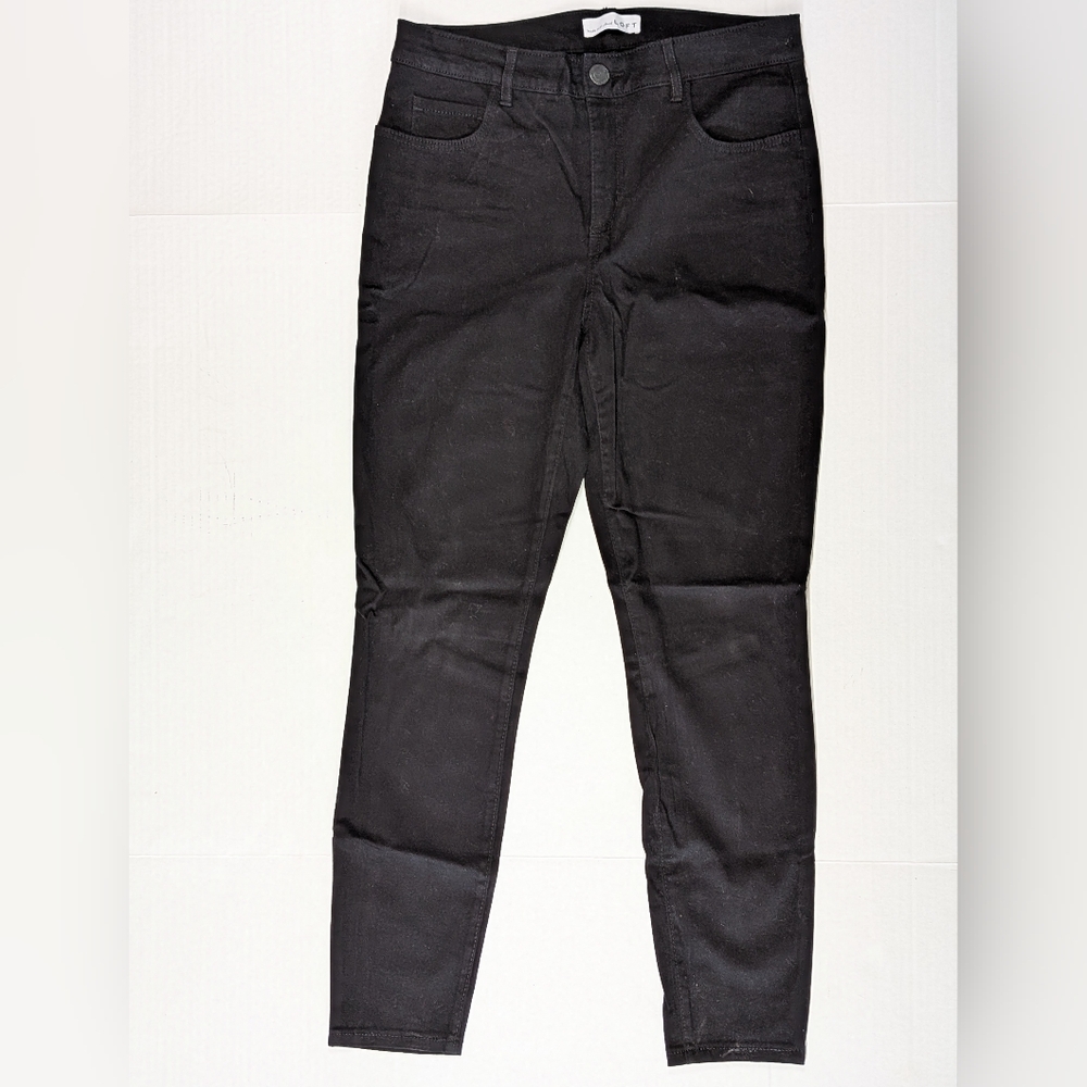 LOFT Skinny jeans women’s 27/4 black made and loved Loft